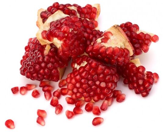 Pomegranate seed infusion as part of Prostamin Forte