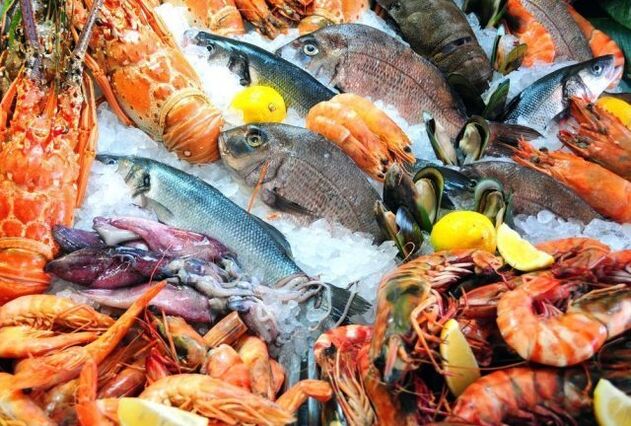 Seafood contains important minerals necessary for quick elimination of prostatitis