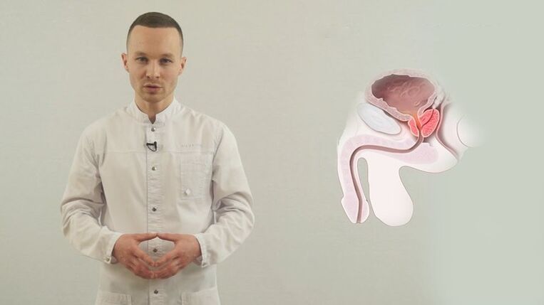 Diagnosis of chronic prostatitis in men based on prostatitis. 